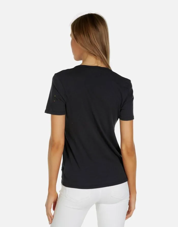 Myra X Guns N039 Roses Skull Onyx Women Lauren Moshi Short Sleeve