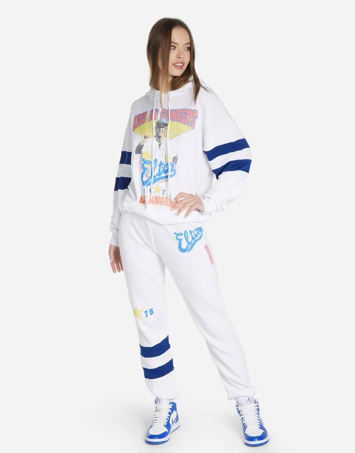 Nadine Elton John Dodgers Whiteelectric Blue Women Lauren Moshi Hoodies