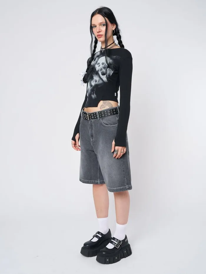 Naida Star Black Jorts Women Minga London Bottoms