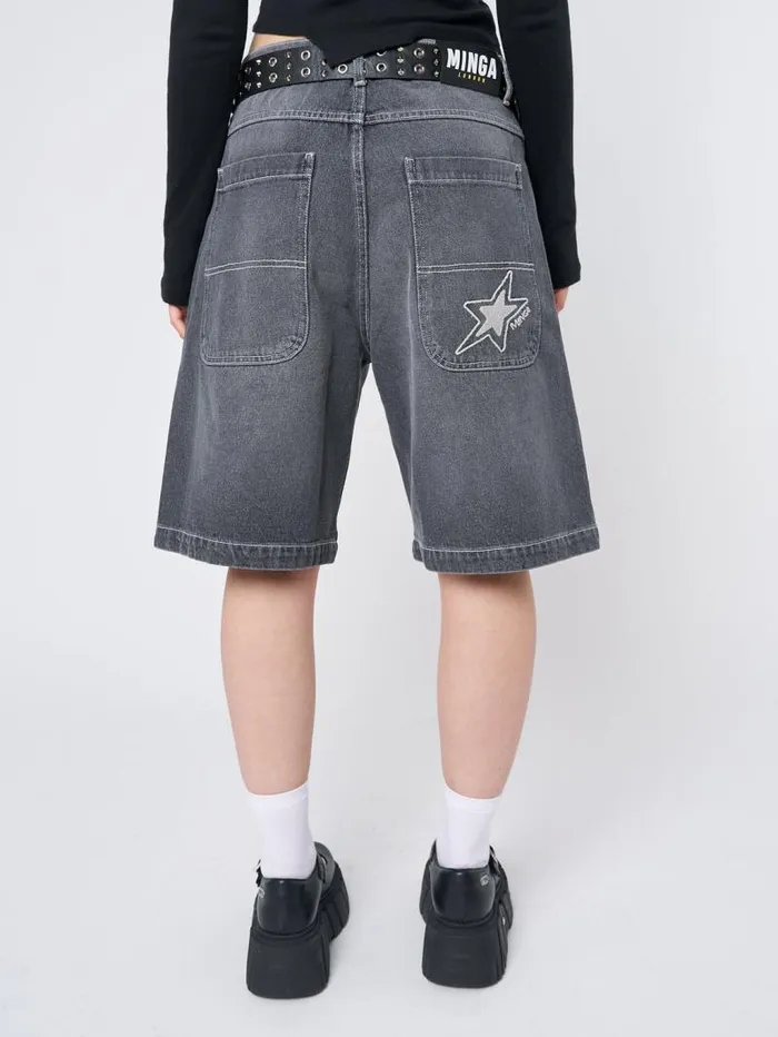 Naida Star Black Jorts Women Minga London Bottoms