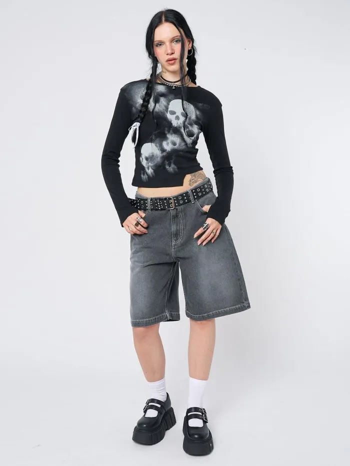 Naida Star Black Jorts Women Minga London Bottoms