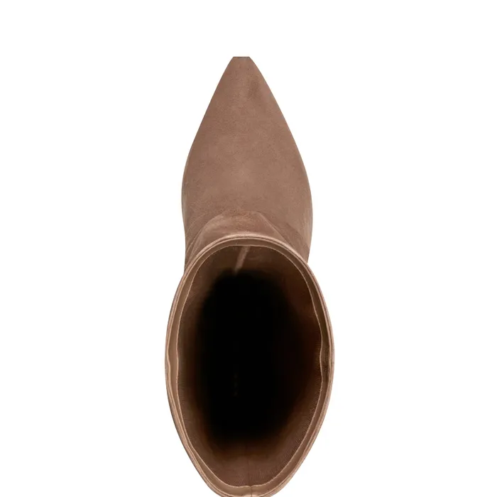 Narysa Dress Boot Natural Suede Boots and Booties Marc Fisher Women