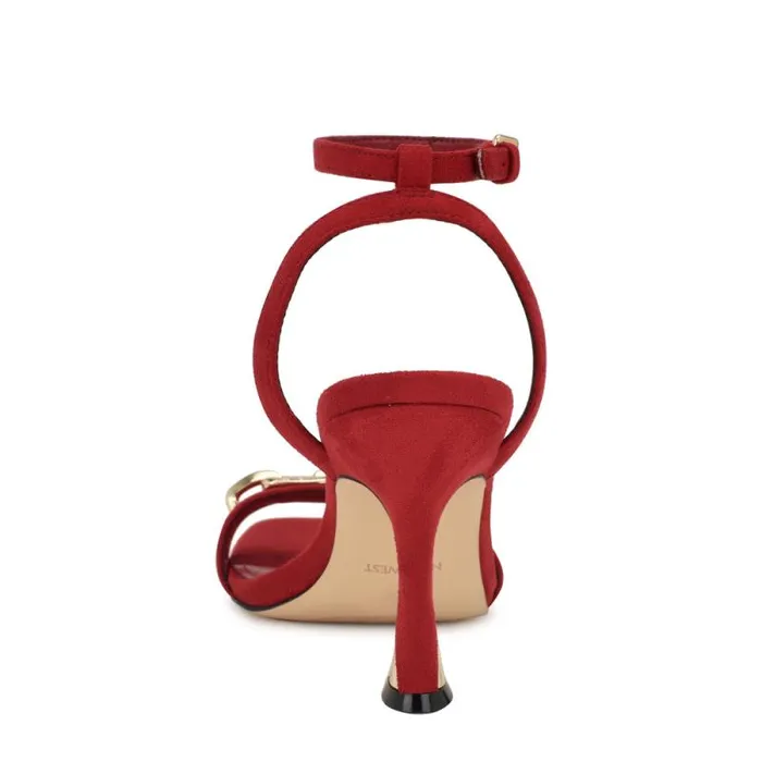 Neela Ankle Strap Sandals Red Women Nine West Sandals Neela Ankle Strap Sandals Red Women Nine West Sandals