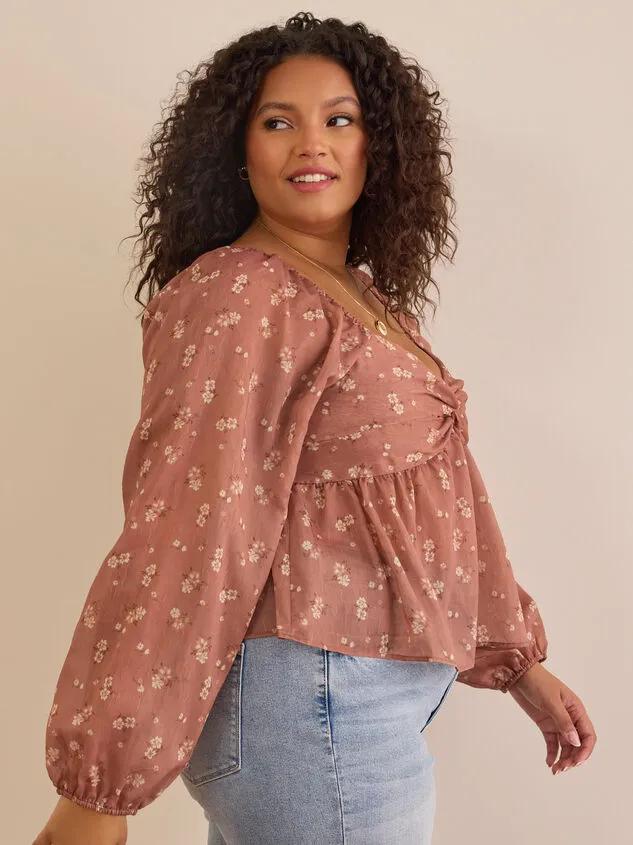 Nyla Cinched Babydoll Top Rose Women Altar039d State Tops Nyla Cinched Babydoll Top Rose Women Altar039d State Tops