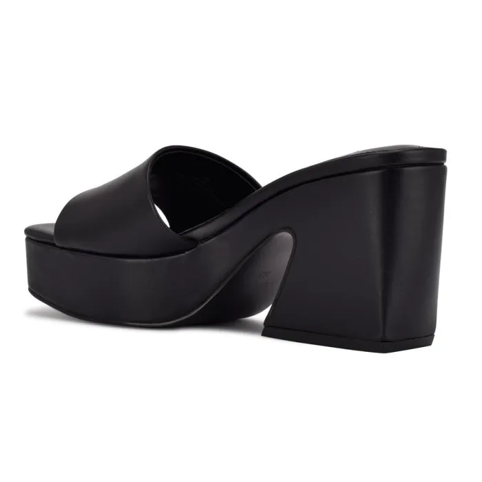 Oklee Platform Slide Sandals Black Women Nine West Sandals Oklee Platform Slide Sandals Black Women Nine West Sandals