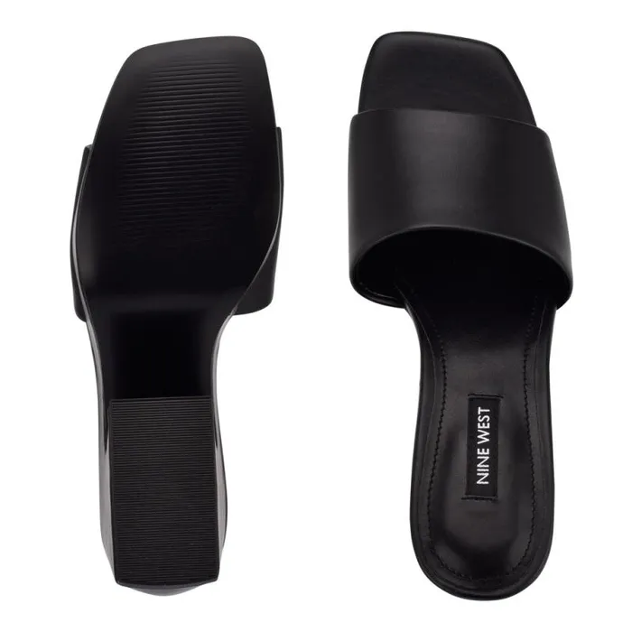 Oklee Platform Slide Sandals Black Women Nine West Sandals Oklee Platform Slide Sandals Black Women Nine West Sandals
