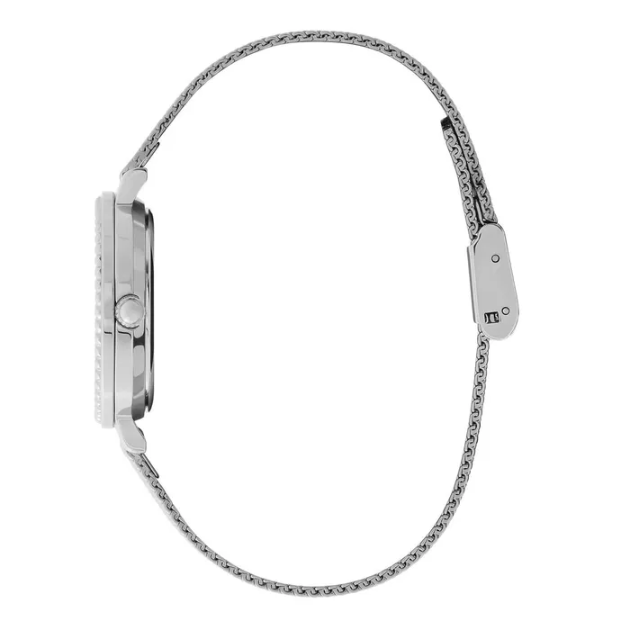 Olivia Burton Classic Watches Women 30mm Vintage Bead Silver Mesh Watch