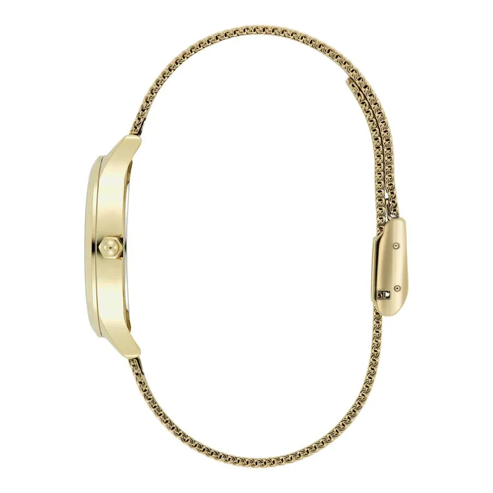 Olivia Burton Classic Watches Women 36mm Wonderlust Ivory and Gold Mesh Watch