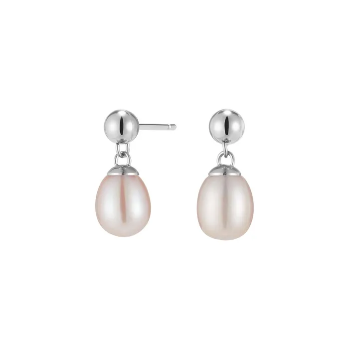 Olivia Burton Earrings Women By The Sea Pearl Silver Tone Drop Earrings