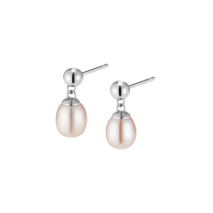 Olivia Burton Earrings Women By The Sea Pearl Silver Tone Drop Earrings