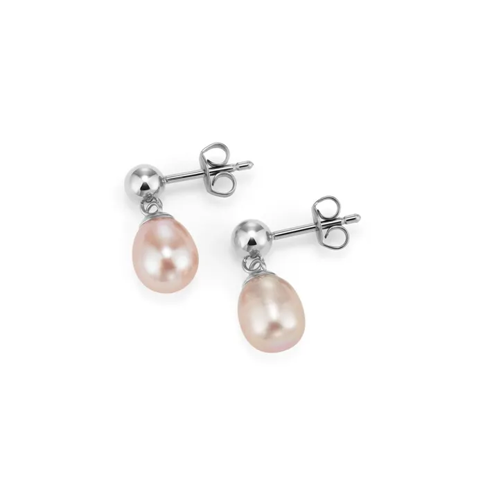 Olivia Burton Earrings Women By The Sea Pearl Silver Tone Drop Earrings