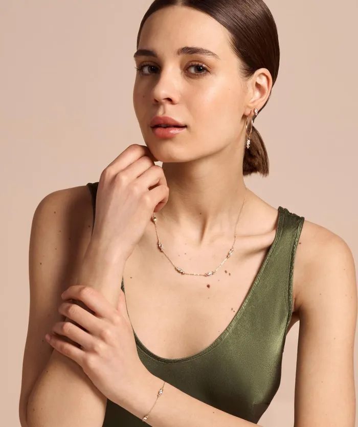 Olivia Burton Earrings Women Dainty Rose Gold Plated Hoop Earrings