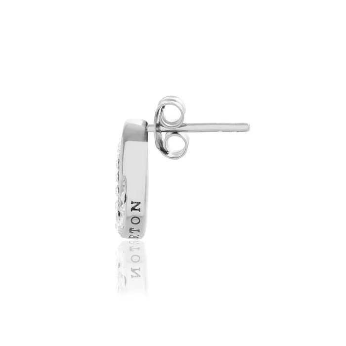 Olivia Burton Earrings Women Silver Interlink Drop Stud Earrings