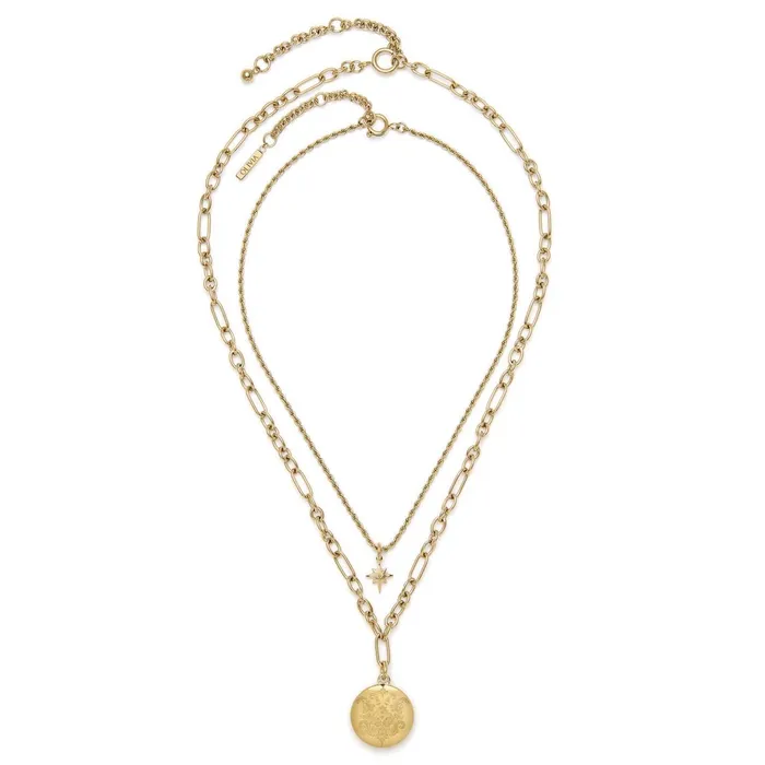 Olivia Burton Necklaces Women Ever Stacked Gold Plated MultiChain Necklace