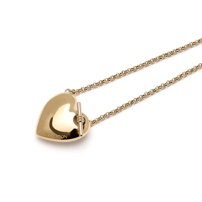 Olivia Burton Necklaces Women Knot Heart Gold Necklace