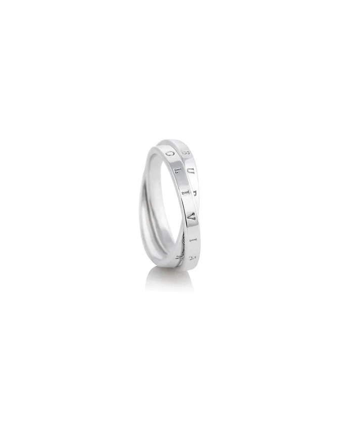 Olivia Burton Rings Women Silver Interlink Ring S Olivia Burton Rings Women Silver Interlink Ring S