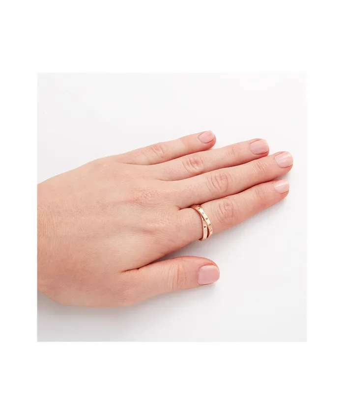 Olivia Burton Rings Women The Classics Interlink Ring Rose Gold S Olivia Burton Rings Women The Classics Interlink Ring Rose Gold S