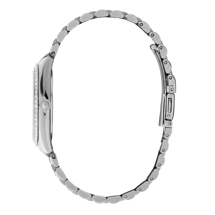 Olivia Burton Sports Luxe Watches Women 34mm Bejewelled Silver and Two Tone Bracelet Watch
