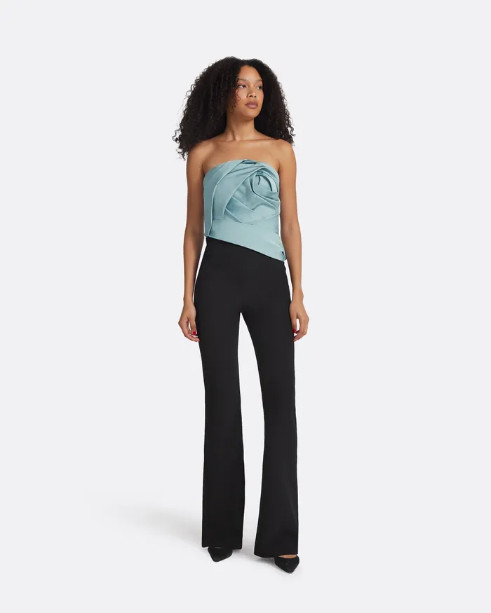 Olivina Black and Spearmint Jumpsuit Black and Spearmint Women Jumpsuits Safiyaa