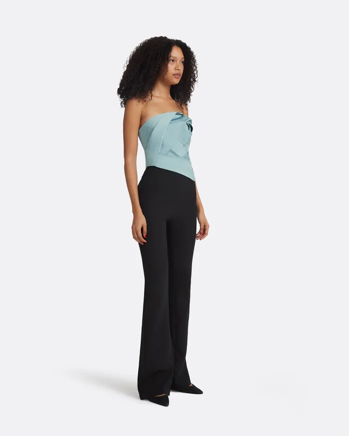 Olivina Black and Spearmint Jumpsuit Black and Spearmint Women Jumpsuits Safiyaa