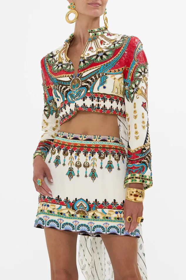 OPEN FRONT JACKET WITH FULL LENGTH BACK VALLEY OF THE QUEENS Valley Of The Queens Womens Camilla Jackets