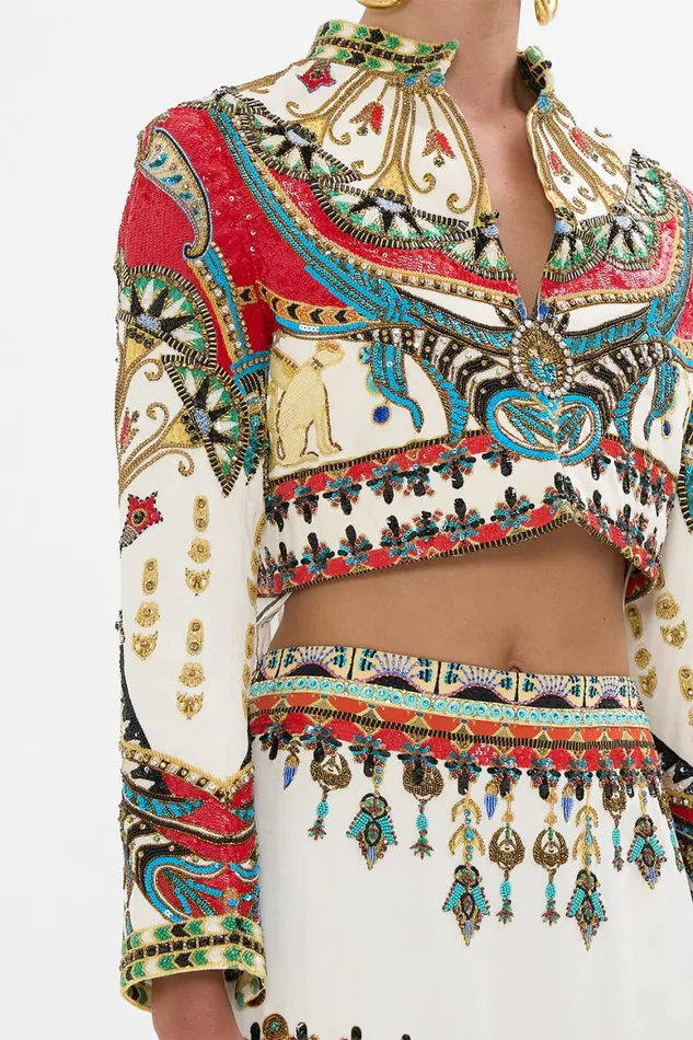 OPEN FRONT JACKET WITH FULL LENGTH BACK VALLEY OF THE QUEENS Valley Of The Queens Womens Camilla Jackets