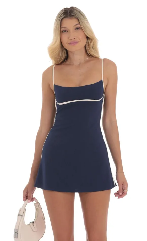 Outline Dress Navy Women LUCY IN THE SKY Mini Dresses Outline Dress Navy Women LUCY IN THE SKY Mini Dresses