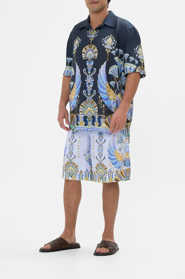 OVERSIZED BUTTON THROUGH SS SHIRT UNDER SCARAB SKIES Under Scarab Skies Mens Camilla Shirts