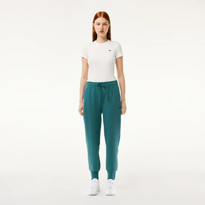 Pants and Leggings Women Lacoste Women039s Cotton Jersey Joggers Hydro Blue Iy4