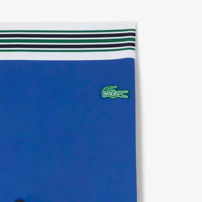 Pants and Leggings Women Lacoste Women039s Lacoste X Bandier All Motion Striped Leggings Blue Siy
