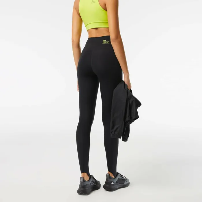 Pants and Leggings Women Lacoste Women039s Stirrup Leggings Black 031