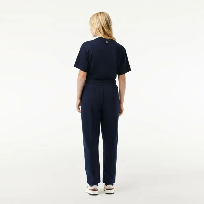 Pants and Leggings Women Lacoste Women039s Tennis Print Cotton Joggers Navy Blue 166