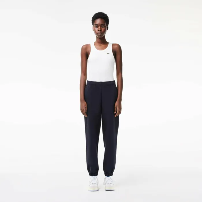 Pants and Leggings Women Lacoste Womens Blended Cotton Sweatpants Abysm Blue Hde