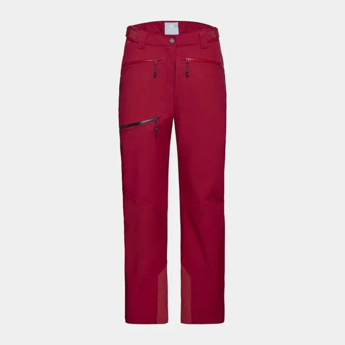 Pants and Shorts Women Mammut Stoney HS Thermo Pants Blood Red