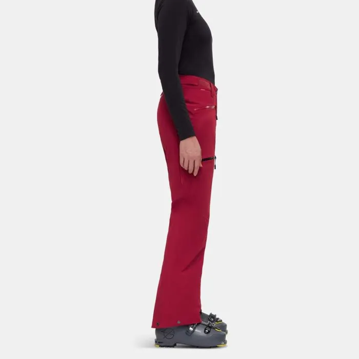 Pants and Shorts Women Mammut Stoney HS Thermo Pants Blood Red Pants and Shorts Women Mammut Stoney HS Thermo Pants Blood Red