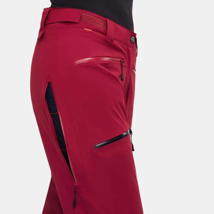 Pants and Shorts Women Mammut Stoney HS Thermo Pants Blood Red Pants and Shorts Women Mammut Stoney HS Thermo Pants Blood Red