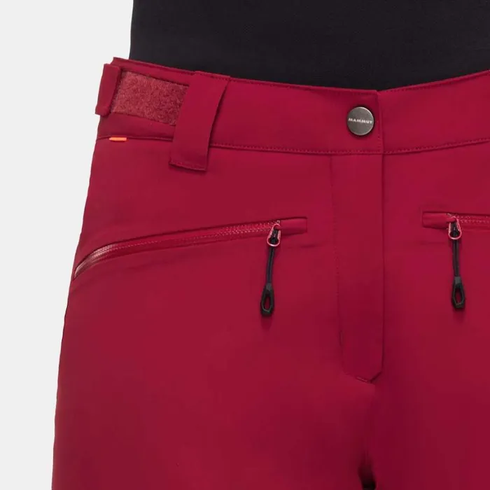 Pants and Shorts Women Mammut Stoney HS Thermo Pants Blood Red Pants and Shorts Women Mammut Stoney HS Thermo Pants Blood Red