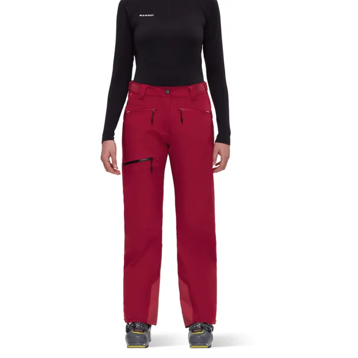 Pants and Shorts Women Mammut Stoney HS Thermo Pants Blood Red Pants and Shorts Women Mammut Stoney HS Thermo Pants Blood Red