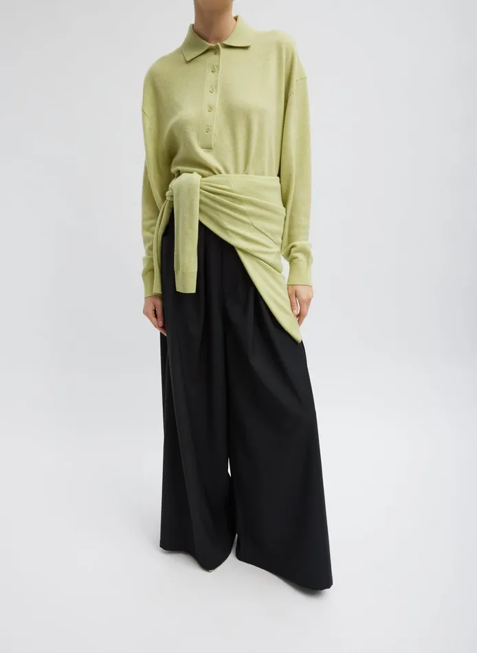 Pants and Shorts Women Tibi Tropical Wool Walker Wide Leg Pant