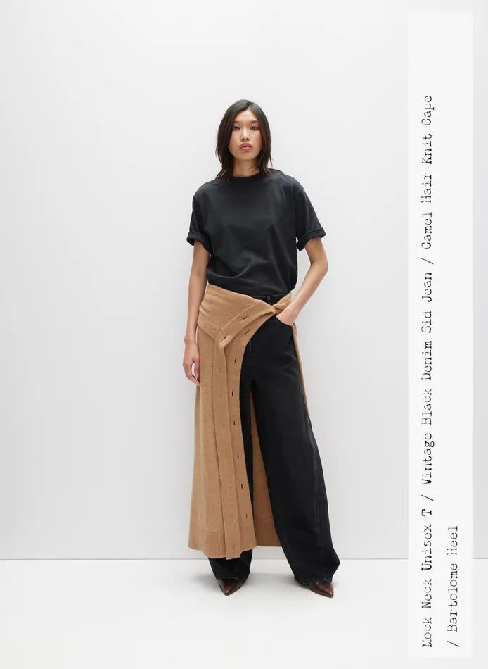 Pants and Shorts Women Tibi Vintage Black Denim Sid Jean