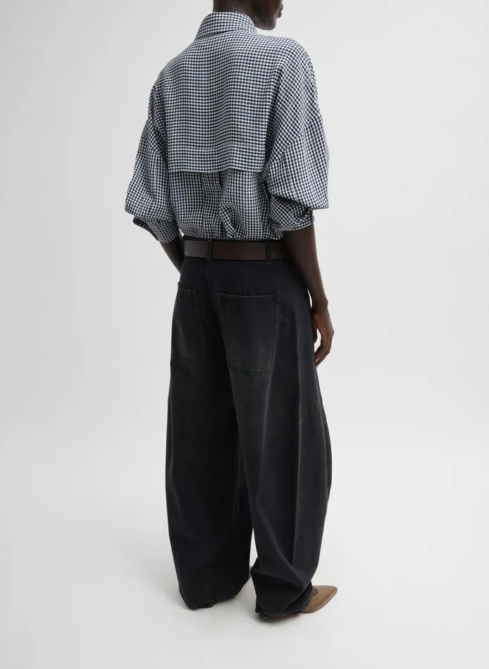 Pants and Shorts Women Tibi Vintage Black Denim Sid Jean