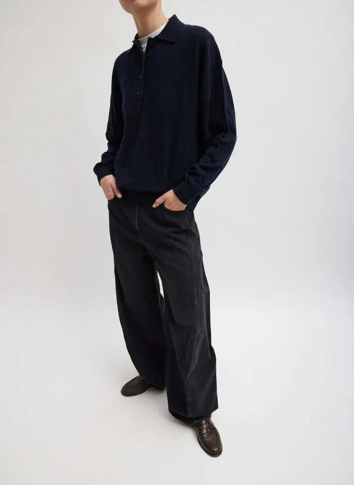 Pants and Shorts Women Tibi Vintage Black Denim Sid Jean