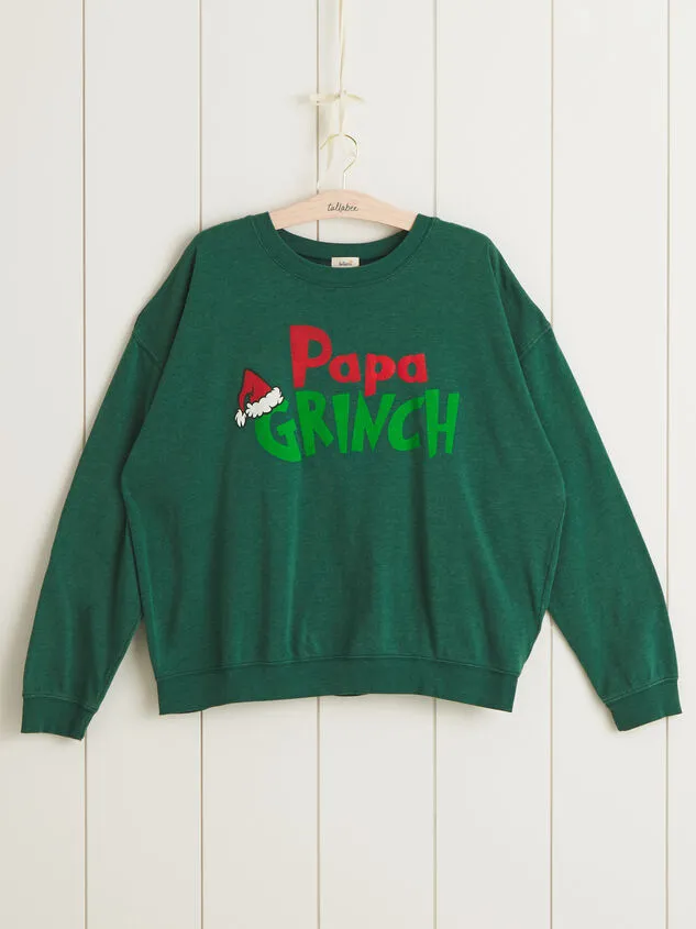 Papa Grinch Christmas Sweatshirt Eden Women Altar039d State Mama Papa Grinch Christmas Sweatshirt Eden Women Altar039d State Mama