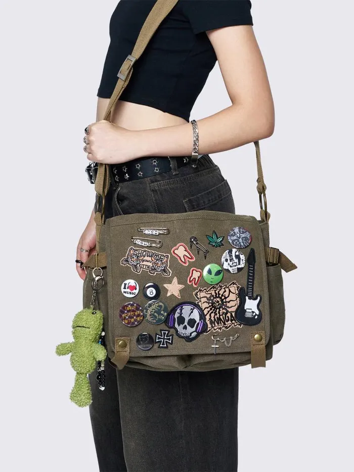 Patch Me Up Messenger Bag Women Minga London Bags