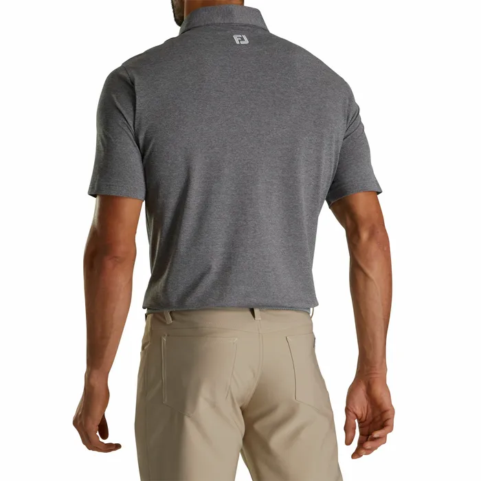 Performance Stretch Pique Solid Self Collar Shirts FootJoy Men