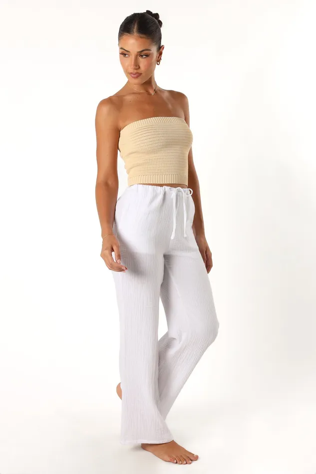 petalandpup Irene Pant 8211 White White Women Pants