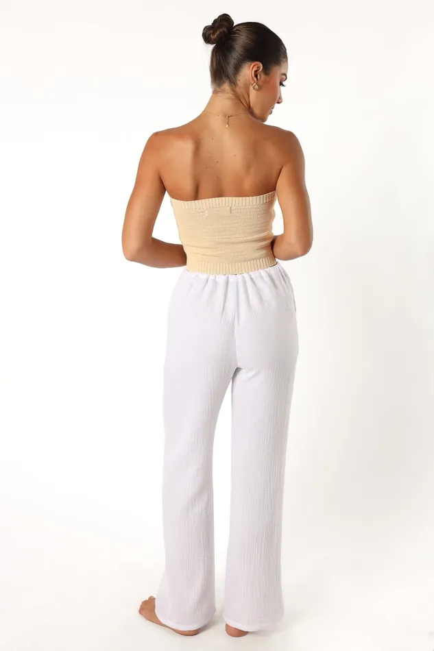 petalandpup Irene Pant 8211 White White Women Pants
