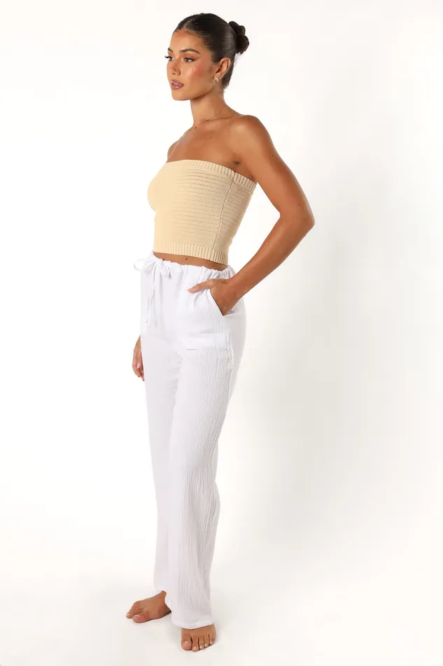petalandpup Irene Pant 8211 White White Women Pants
