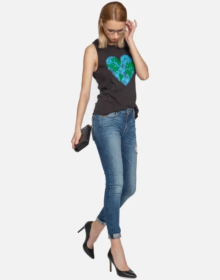 Peyton X World Love Onyx Women Lauren Moshi Tanks