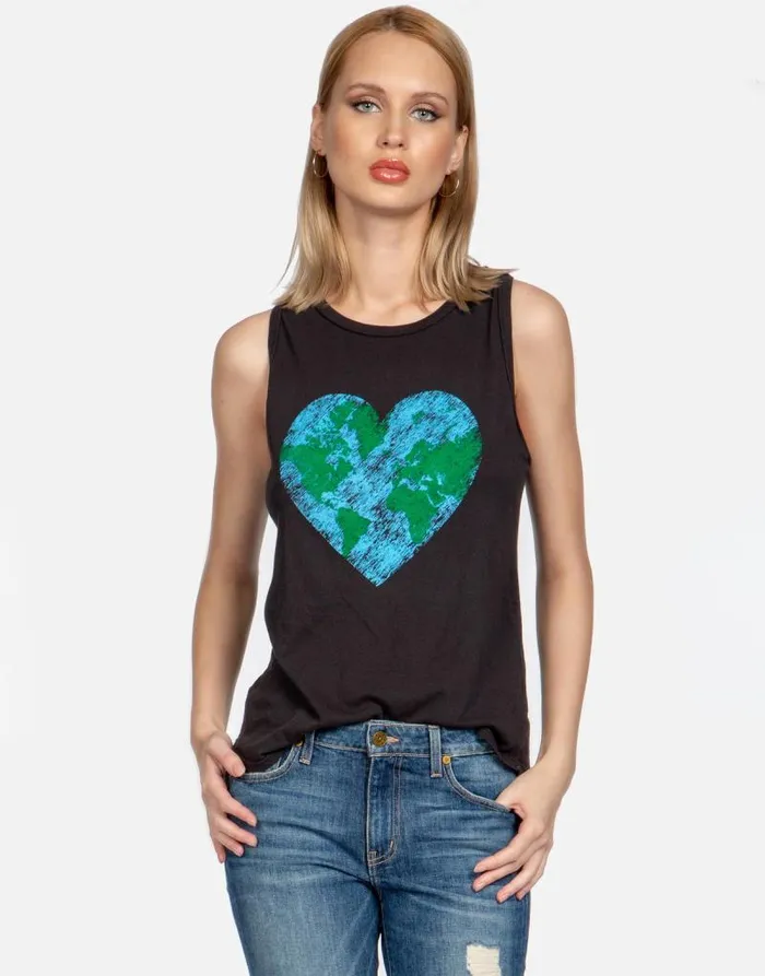 Peyton X World Love Onyx Women Lauren Moshi Tanks